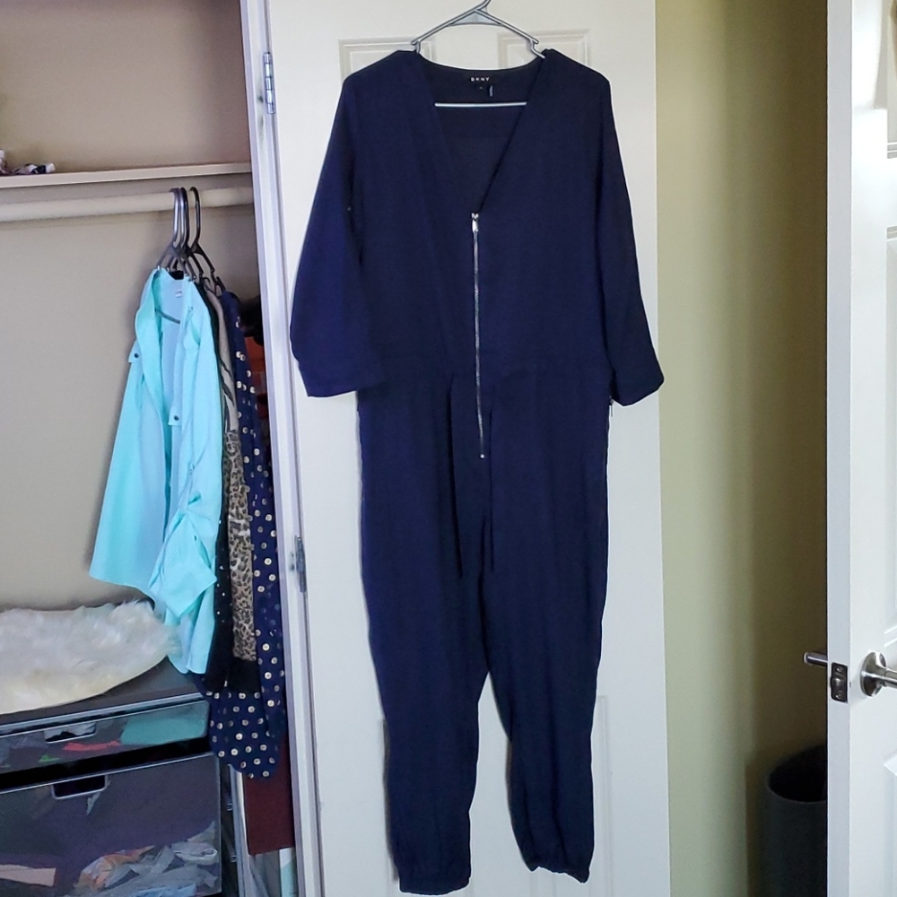 Navy Blue Jumpsuit DKNY